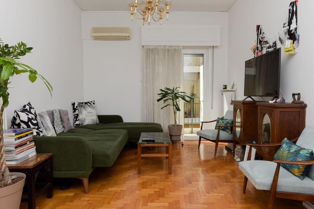 Urban-Vintage Choice 10 Minutes From Acropolis - One Bedroom Athènes Extérieur photo